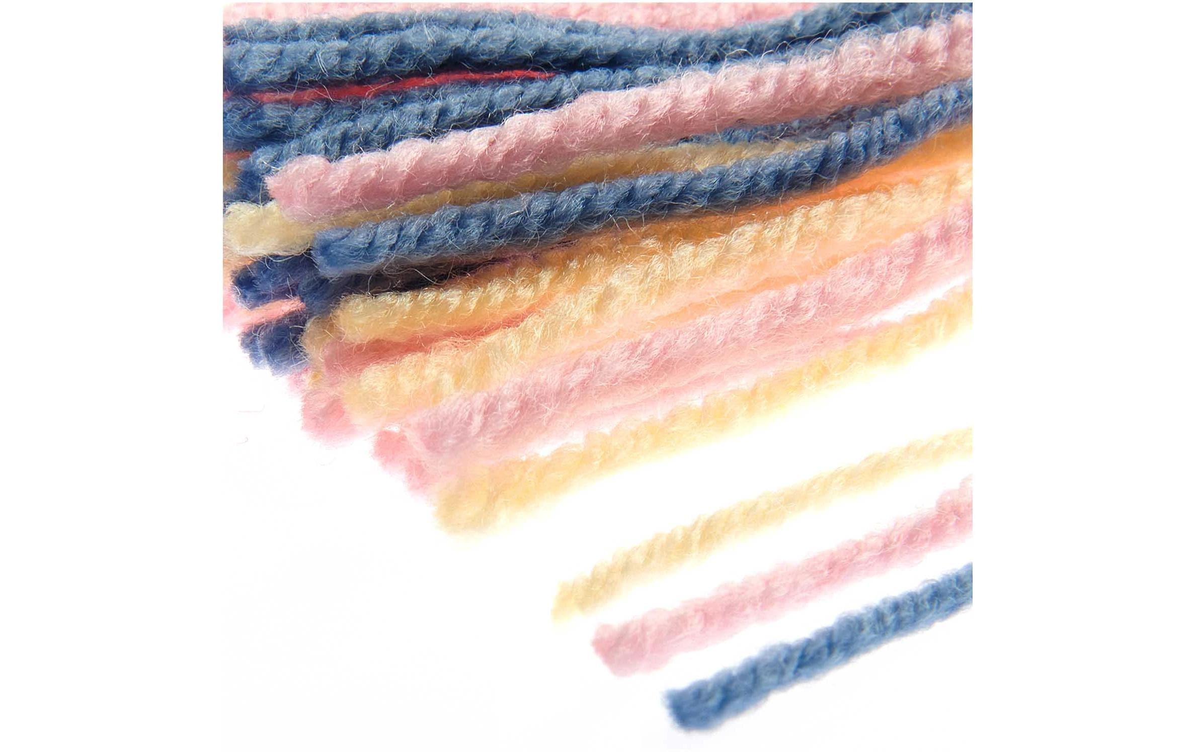 Rico Design Rico Hooki Hooki Knüpfgarn, marmoriert Rosa