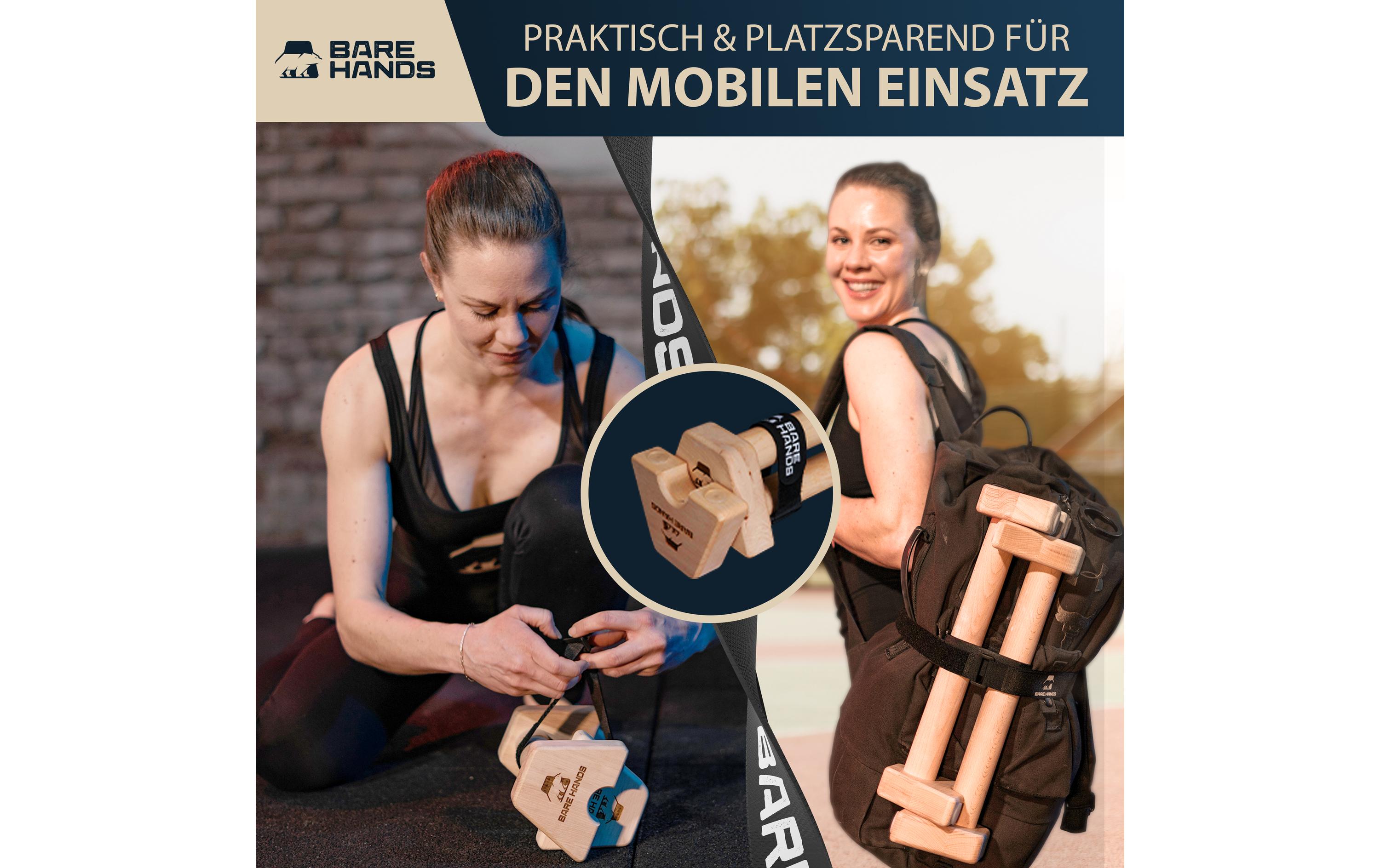 Bare Hands Liegestützgriffe Gr. M