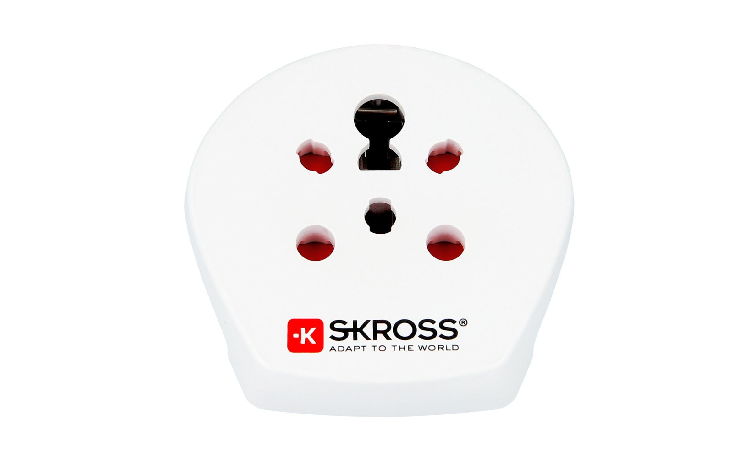 SKROSS Reiseadapter Indien / Israel / Danmark- EU