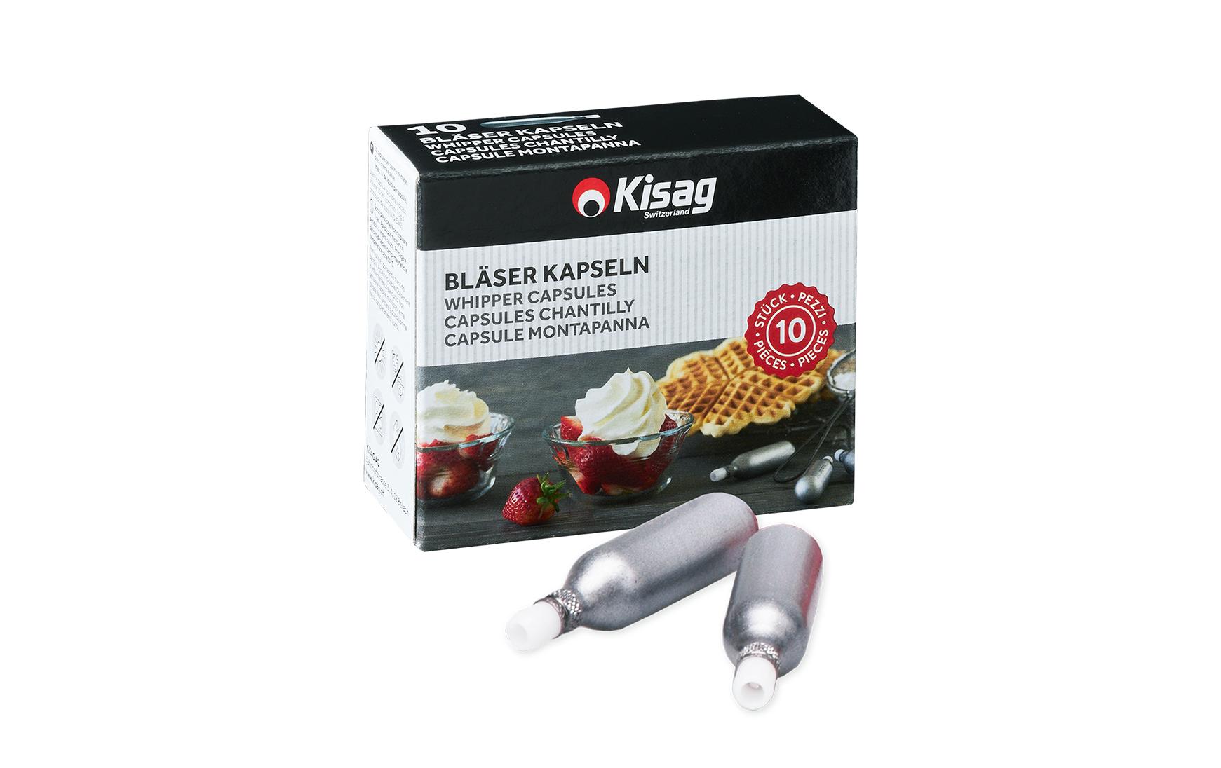 Kisag Kapseln für Rahmbläser 10 Stück