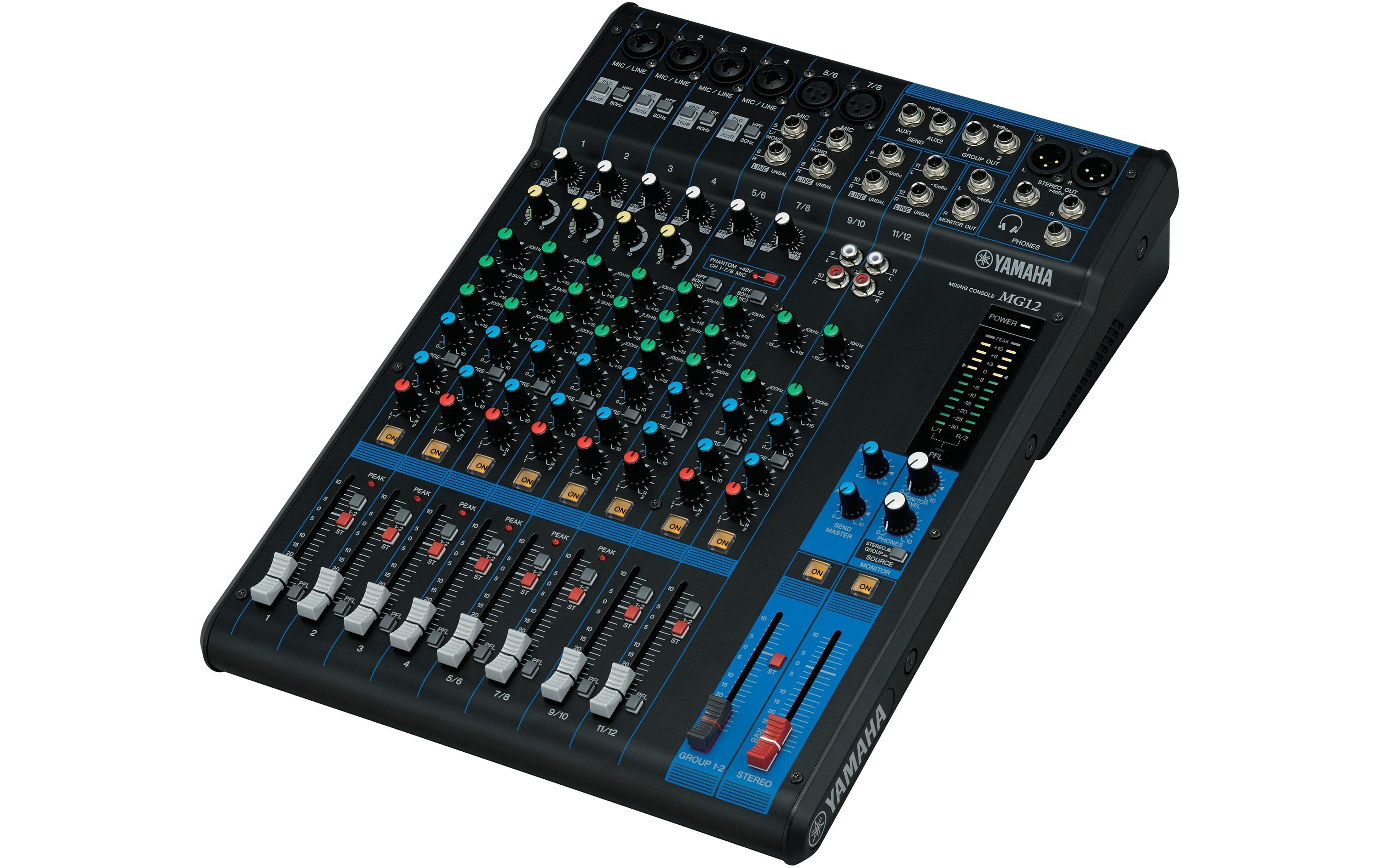 Yamaha Mischpult MG12 - 12-Kanal, analog Yamaha Mischpult MG12 - 12-Kanal, analog