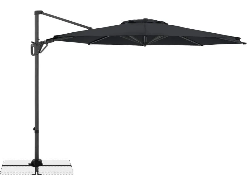 Doppler Sonnenschirm Life 310 Side - Anthrazit