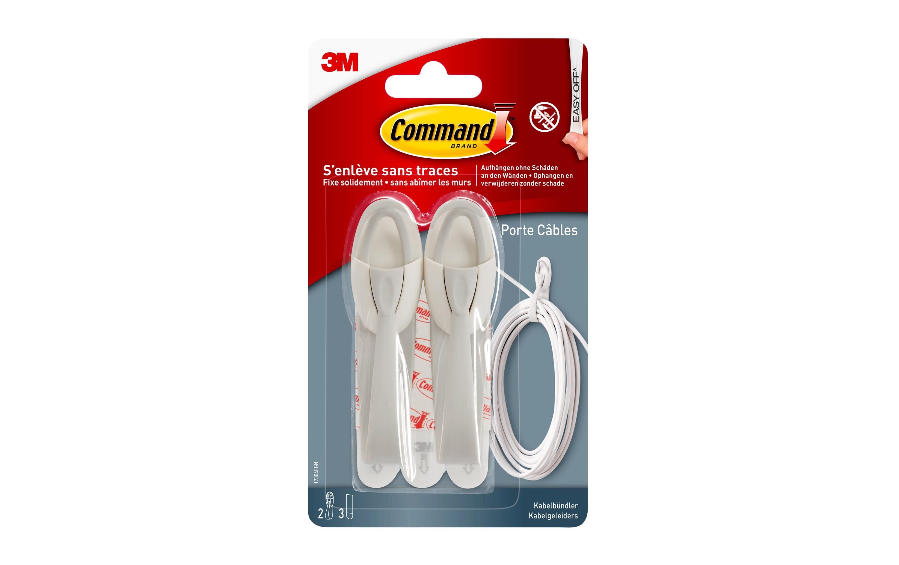 Command Kabelhänger M 5 cm x 2 mm Weiss 50 mm x 2 mm