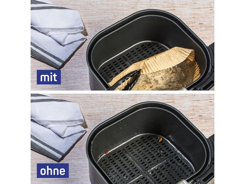 Toppits Backpapier Backpapier für Heissluftfritteusen 20 Stück