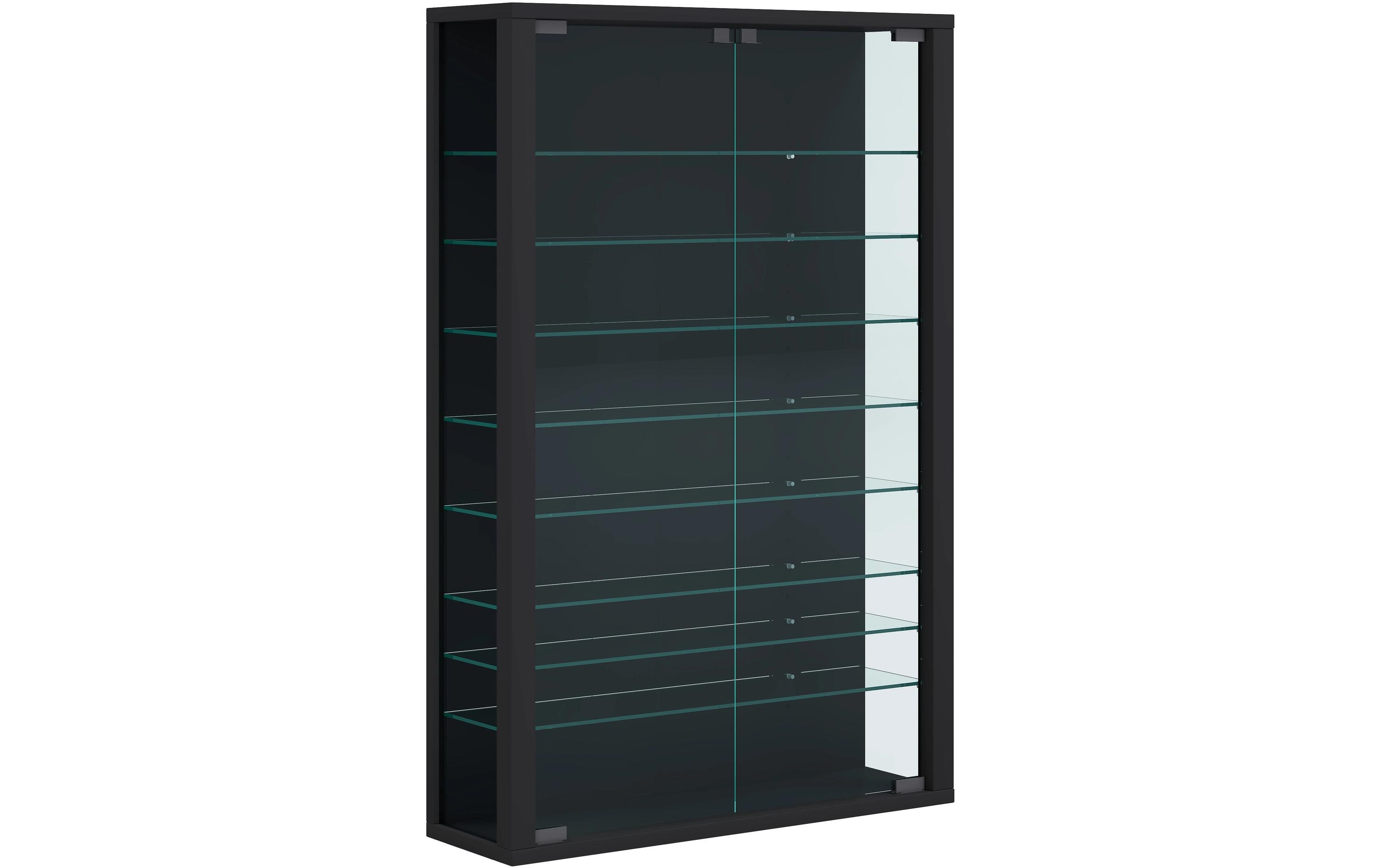 VCM Vitrine Vitrosa Mini 59 x 91.3 cm, Schwarz VCM Vitrine Vitrosa Mini 59 x 91.3 cm, Schwarz