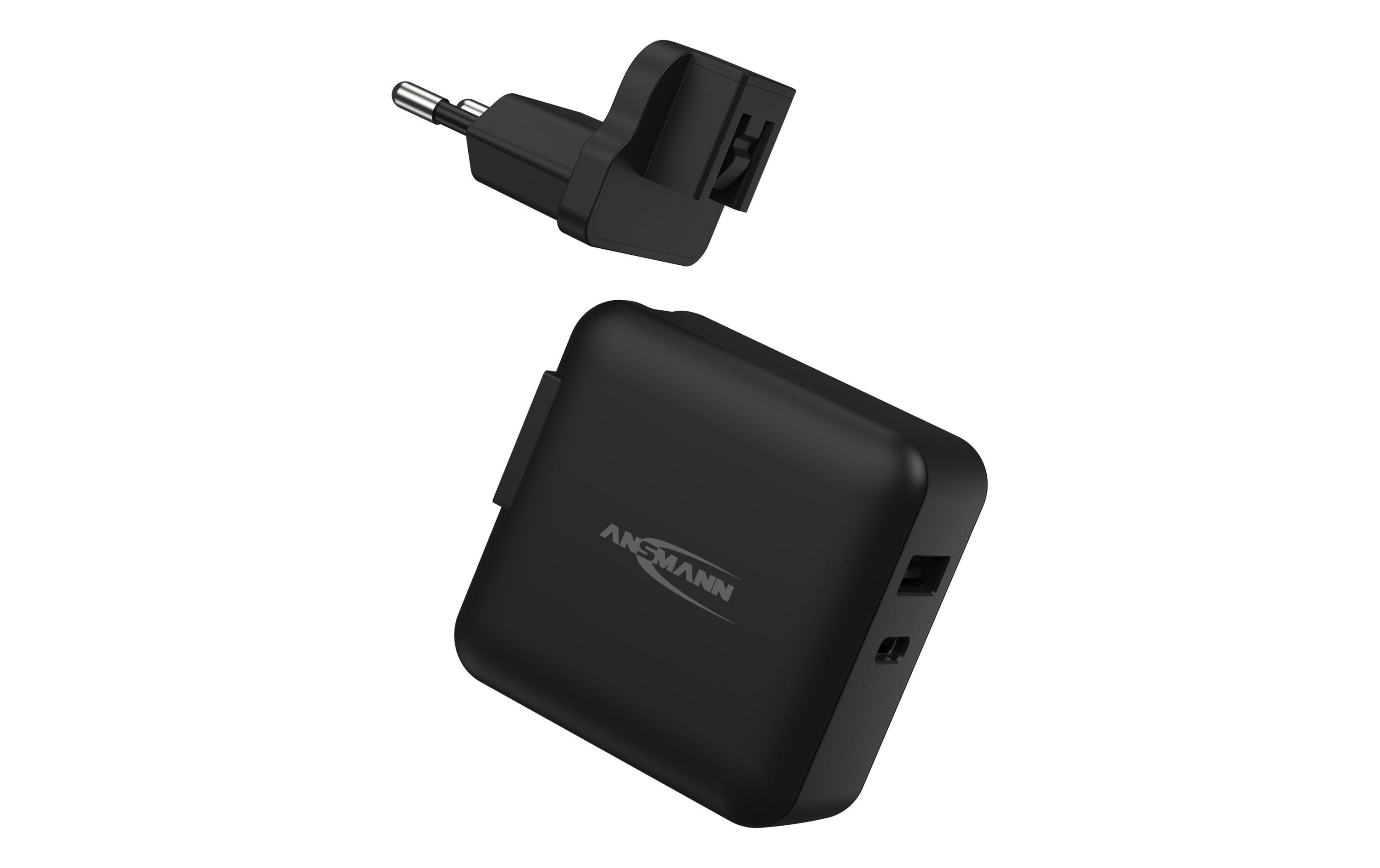 Ansmann USB-Wandladegerät Travel Charger TC230PD 2x USB-A/C, 30 W Ansmann USB-Wandladegerät Travel Charger TC230PD 2x USB-A/C, 30 W