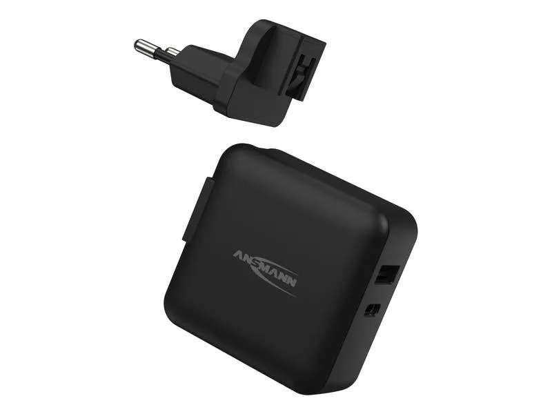 Ansmann USB-Wandladegerät Travel Charger TC230PD 2x USB-A/C, 30 W Ansmann USB-Wandladegerät Travel Charger TC230PD 2x USB-A/C, 30 W