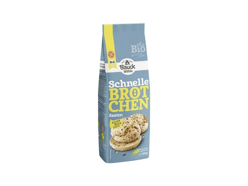 Bauck Mühle Backmischung Schnelle Brötchen Saaten 500 g