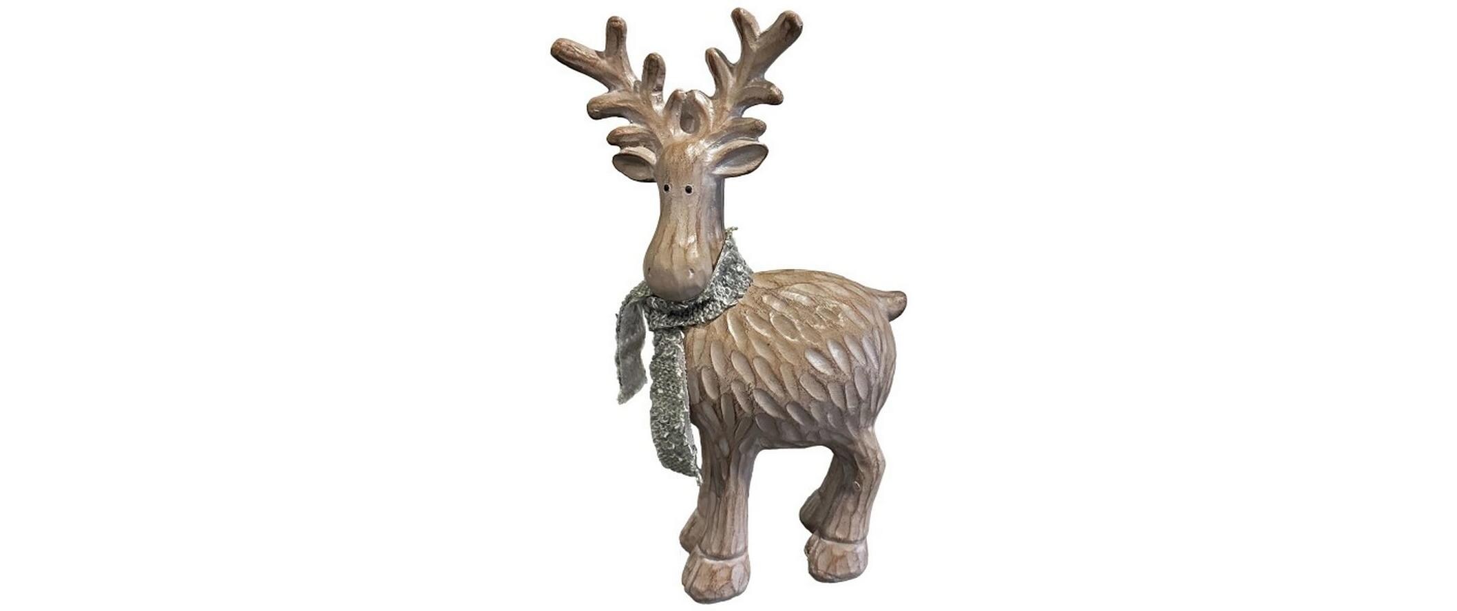 Dameco Weihnachtsfigur Rentier 29 cm, Braun