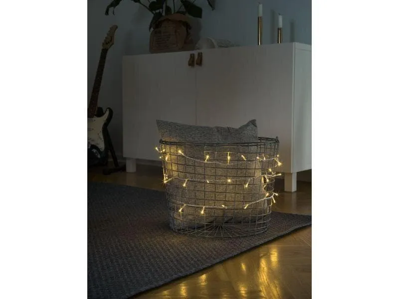 Konstsmide LED-Lichterkette 3.43 m Transparent, mit 50 LED, Indoor Konstsmide LED-Lichterkette 3.43 m Transparent, mit 50 LED, Indoor