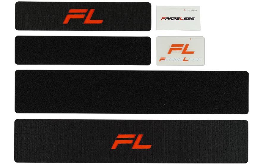 Frameless Kennzeichenhalterset Klettsystem, rahmenlos Frameless Kennzeichenhalterset Klettsystem, rahmenlos