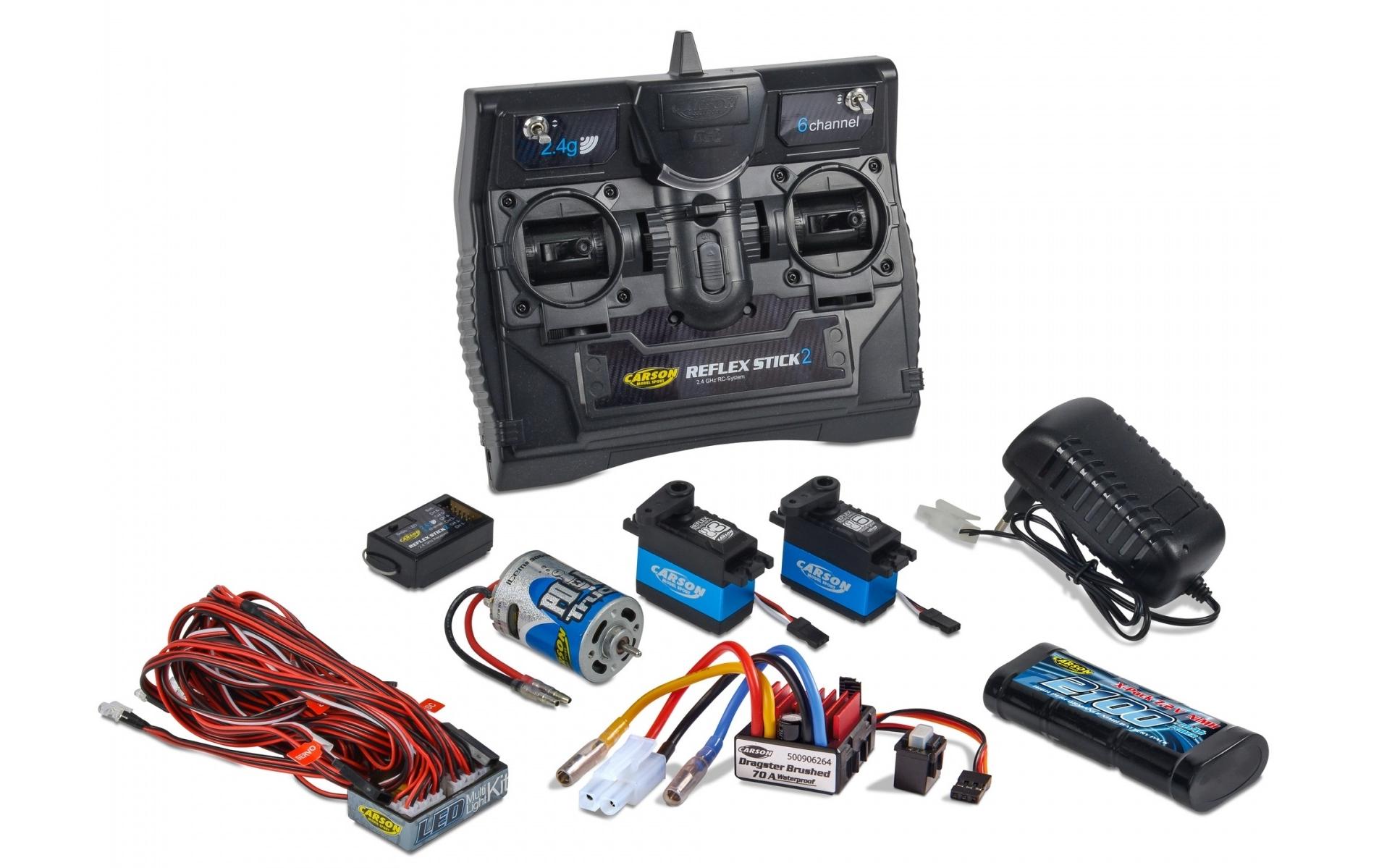 Carson RC Starter Kit Reflex Stick 2 Truck 6-Kanal