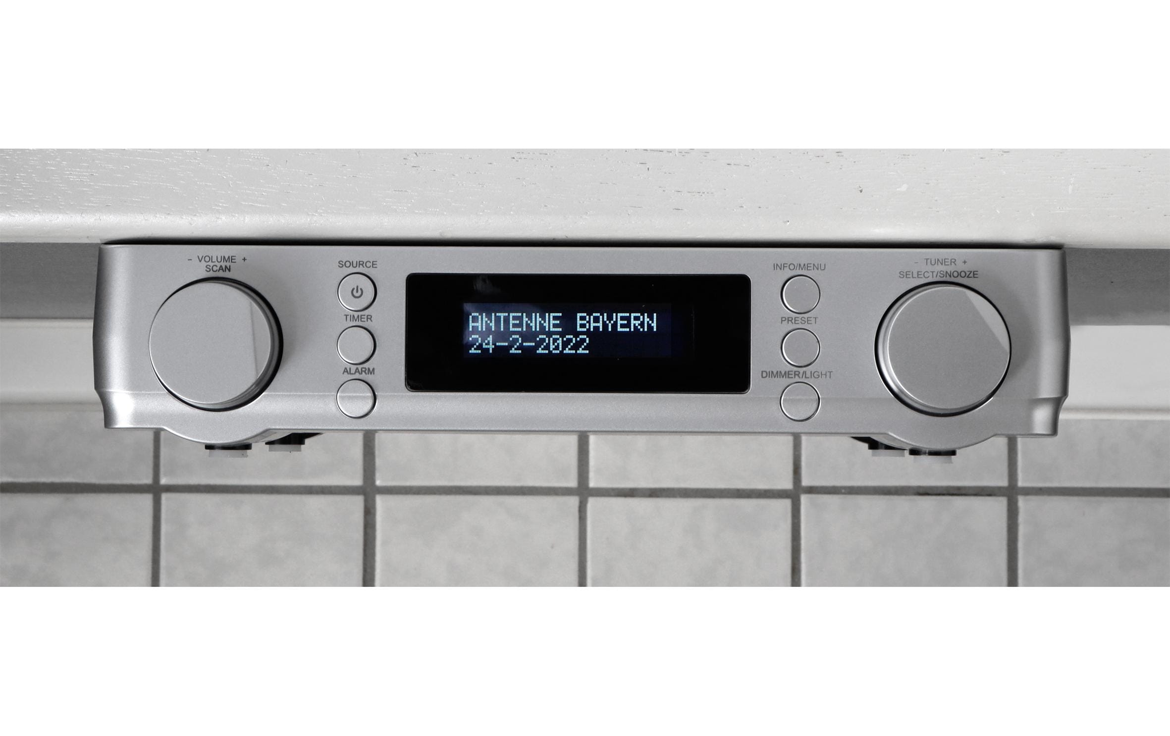 soundmaster Küchenradio UR2022SI Silber