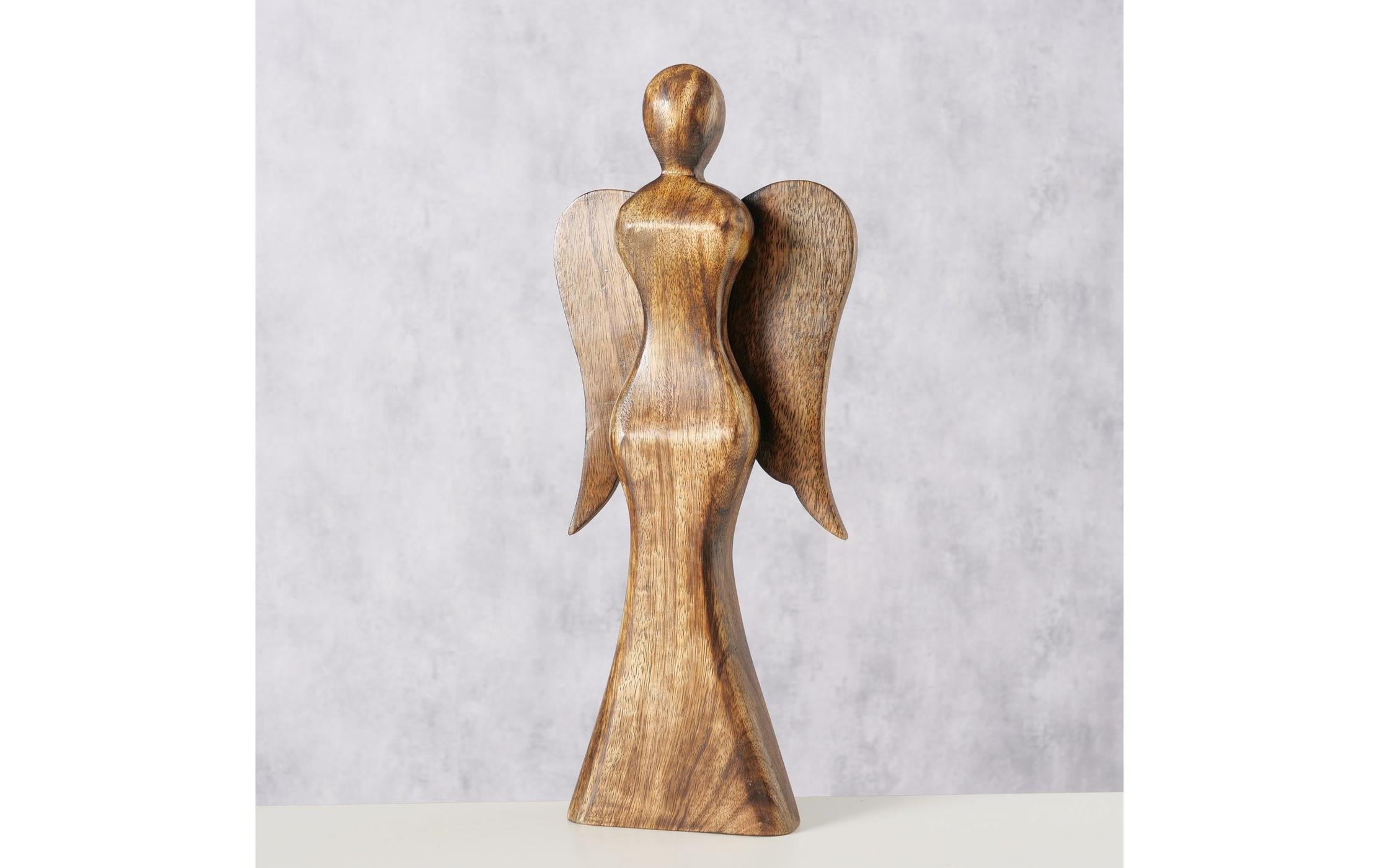 Boltze Weihnachtsfigur Engel Malaika Mango, 16 x 4.5 x 35 cm