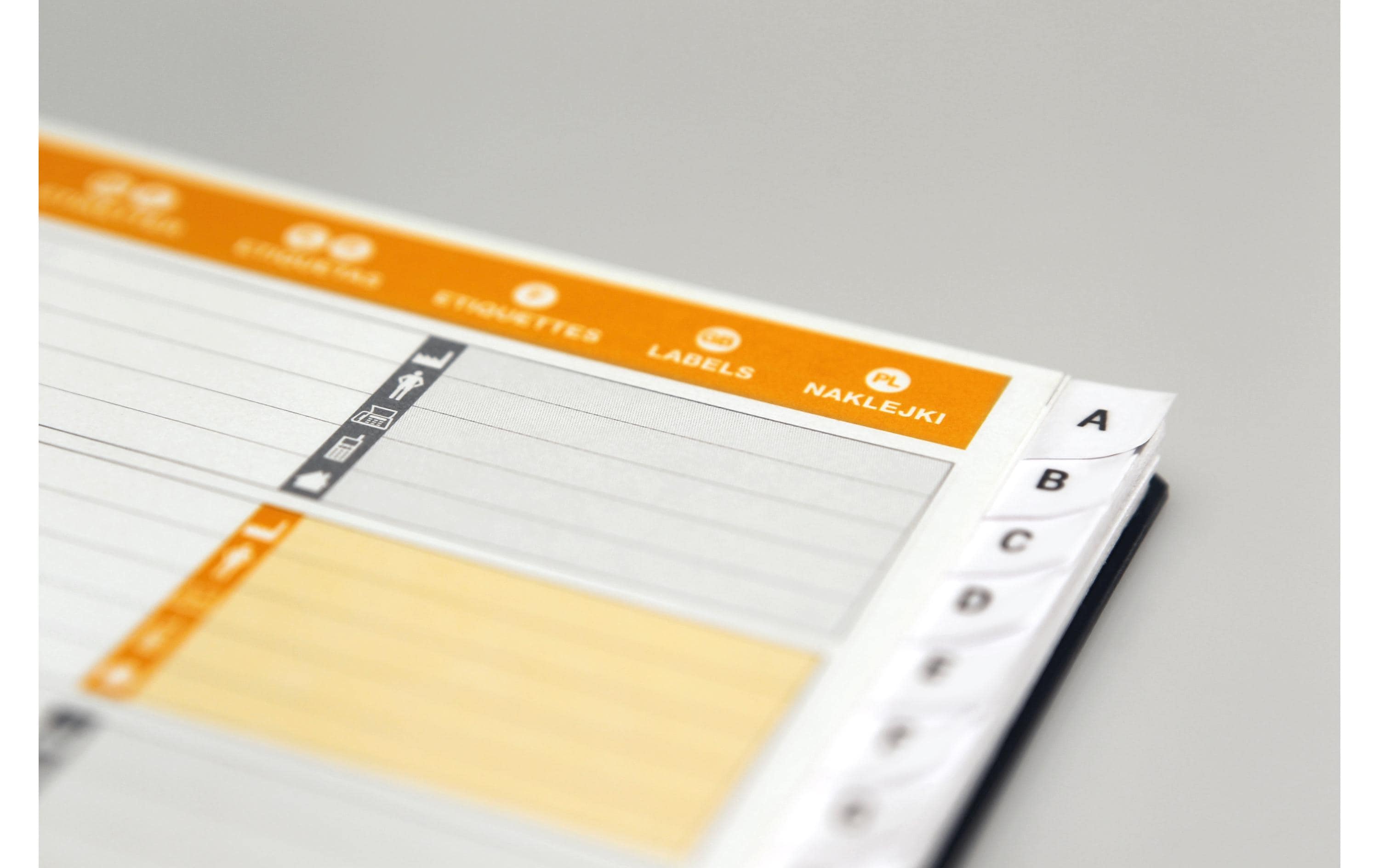 Oxford Adressbuch International, A5, Liniert, Grau