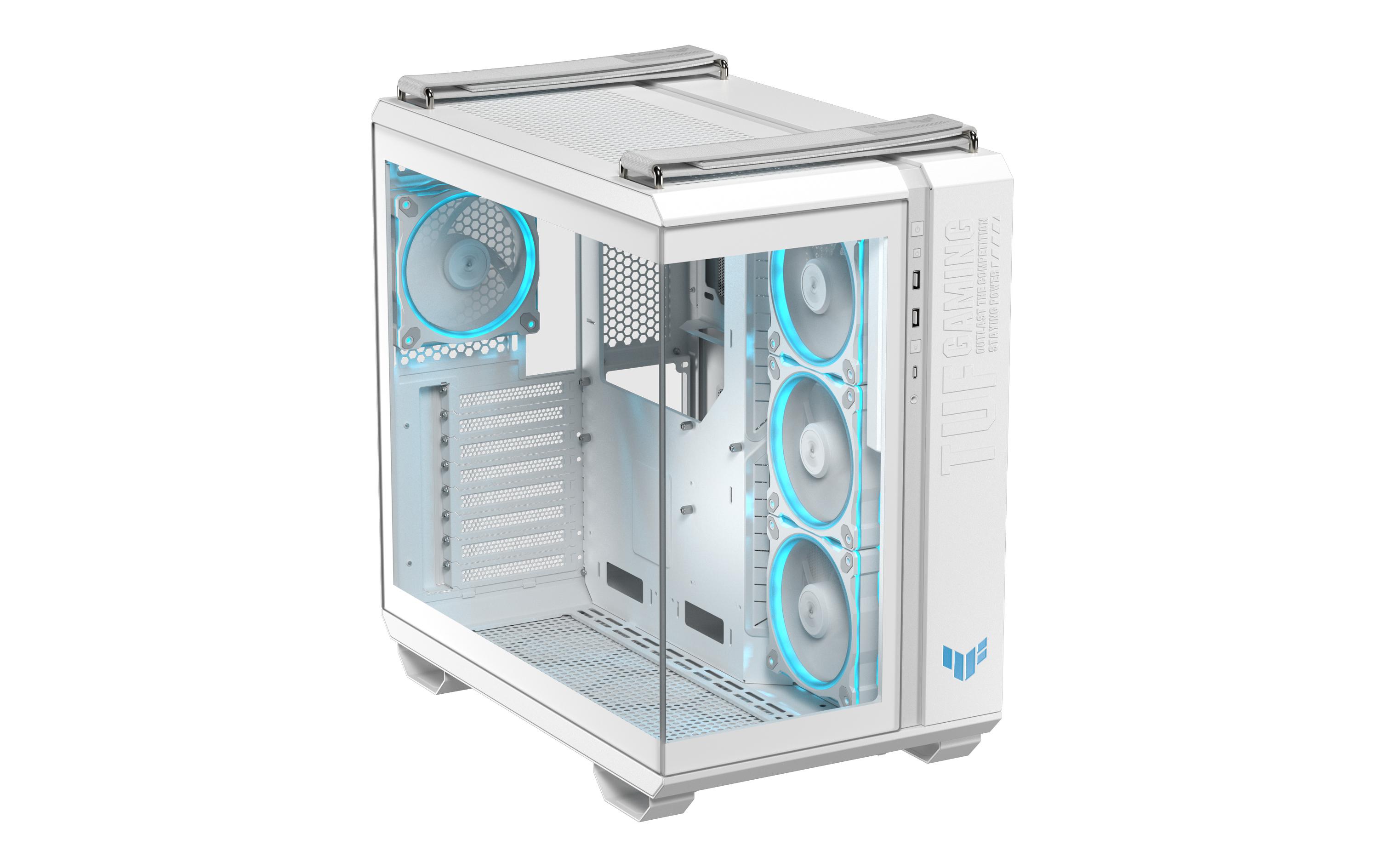 ASUS PC-Gehäuse TUF GAMING GT502 Horizon TG ARGB Weiss