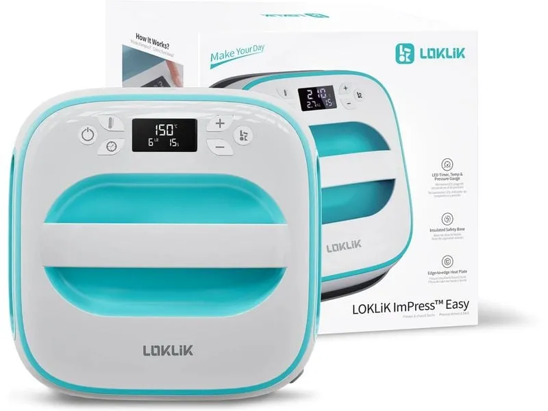 LOKLIK Transferpresse Easy Blau