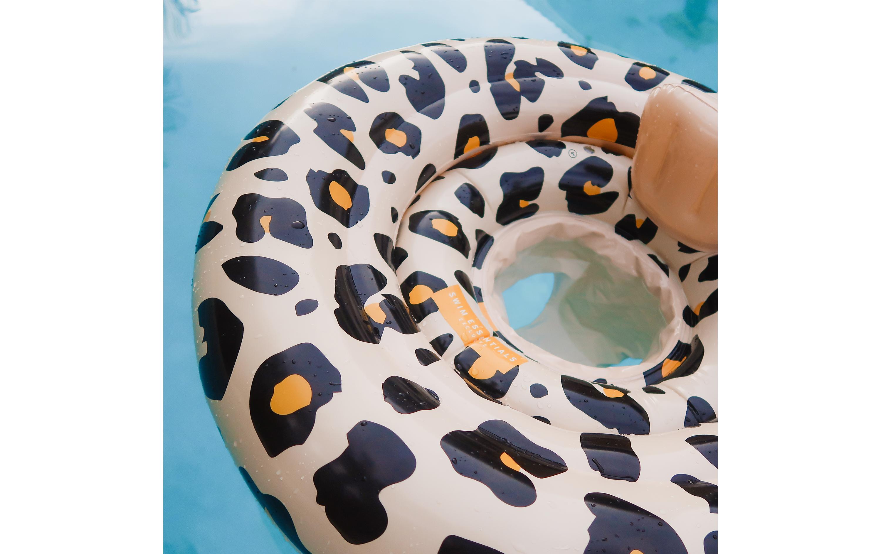 Swim Essentials Schwimmsitz 0-1 Jahre Leopard Beige