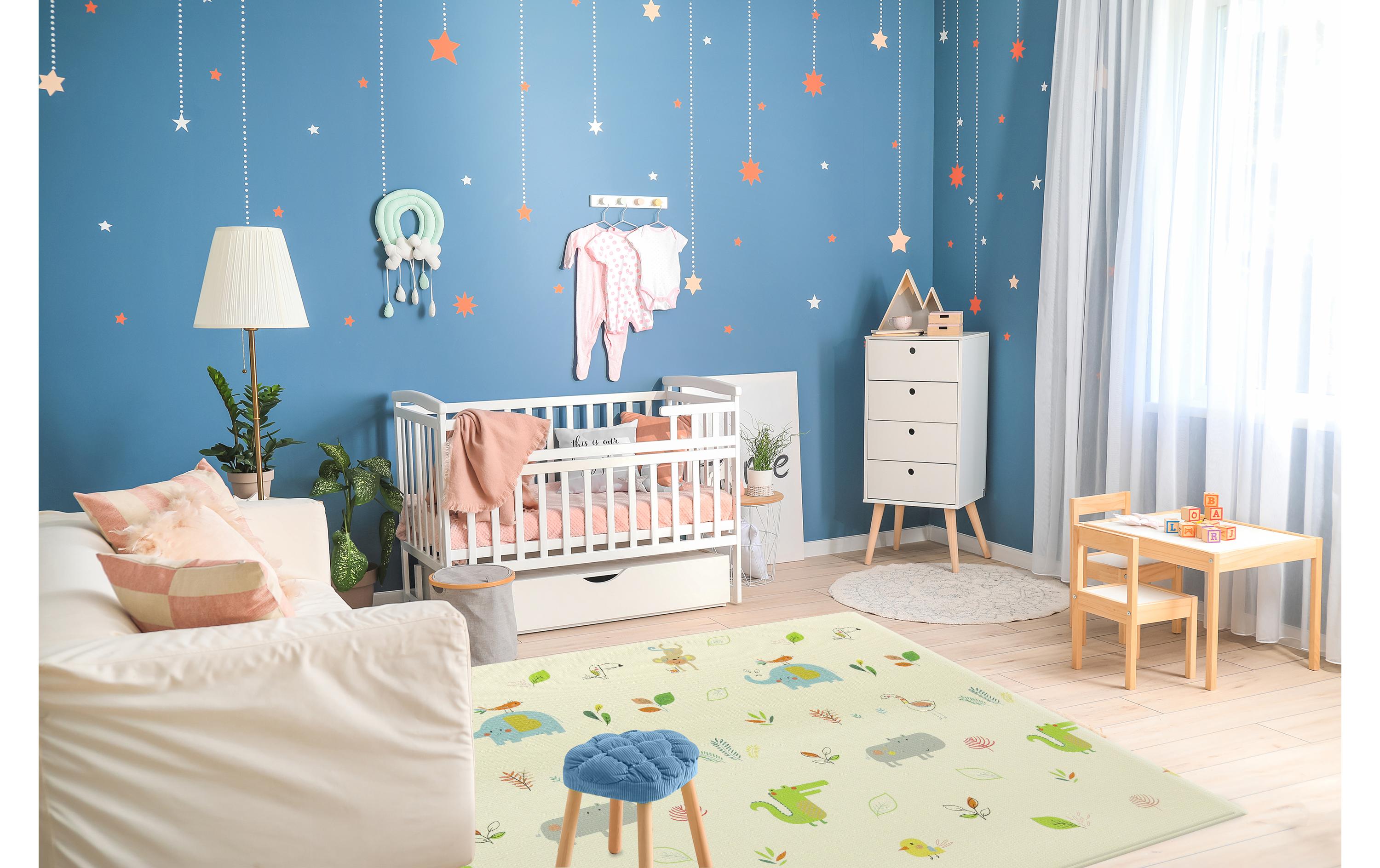 BABY CARE Spielmatte Jungle Friends 185 x 125 cm