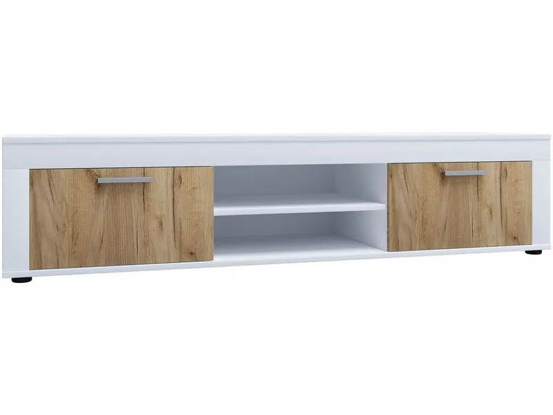 VCM TV-Möbel Usilo XL 160 x 45 cm, Weiss/Braun/Mehrfarbig VCM TV-Möbel Usilo XL 160 x 45 cm, Weiss/Braun/Mehrfarbig
