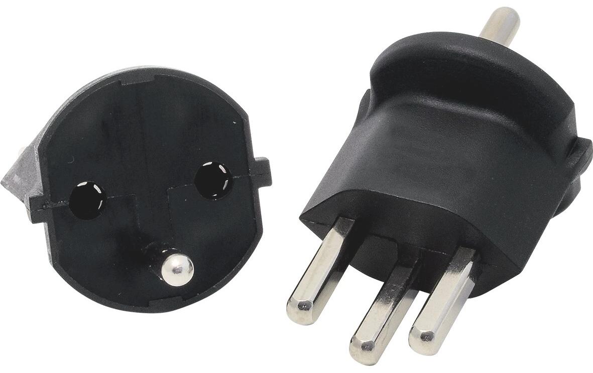 Max Hauri Fixadapter Schuko – Typ 23 Schwarz Max Hauri Fixadapter Schuko – Typ 23 Schwarz