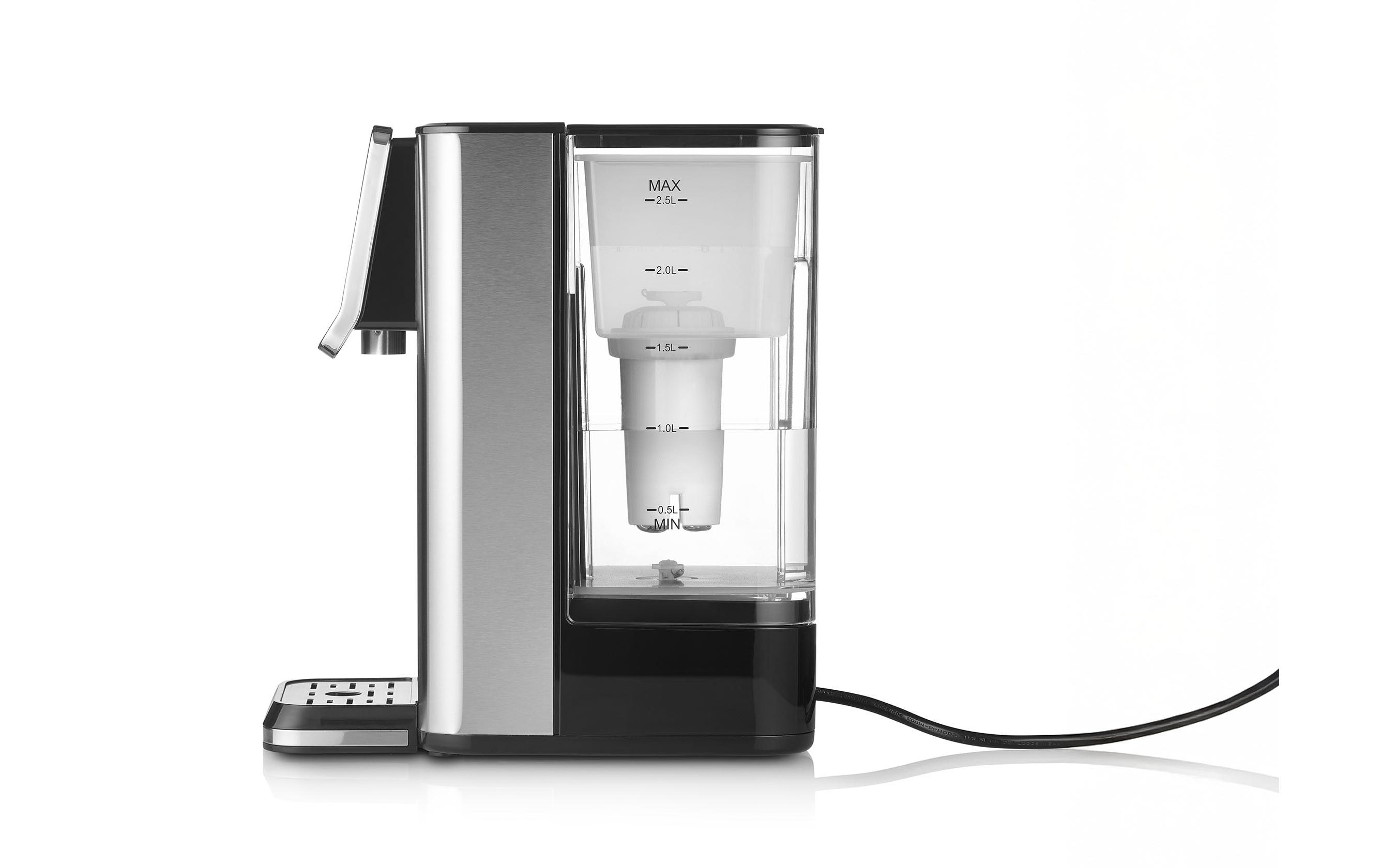 Caso Turbo Heisswasserspender HW 630 2.5 l, Schwarz/Silber