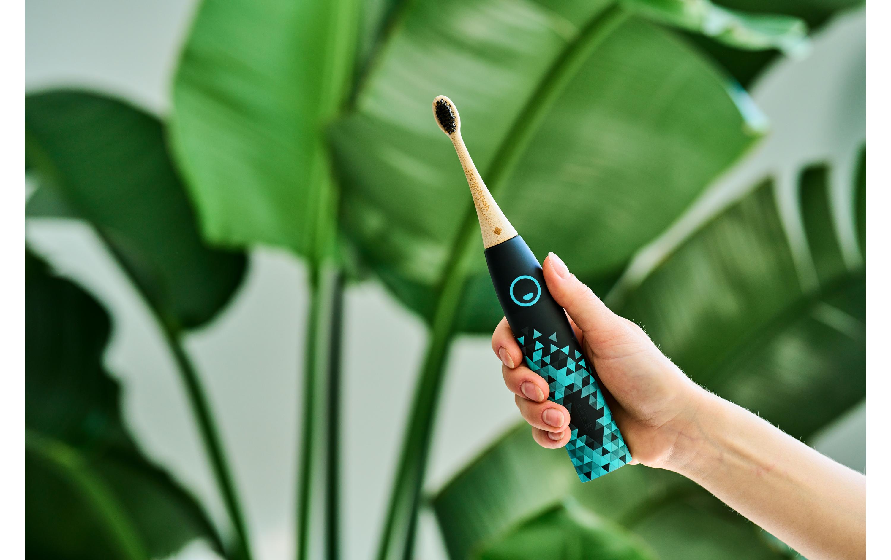 happybrush Zahnbürstenkopf Bambus V3 3 Stück