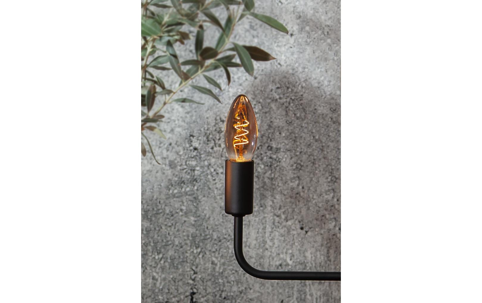 Star Trading Lampe LED Grace Smoke, 3 W, E14, Warmweiss