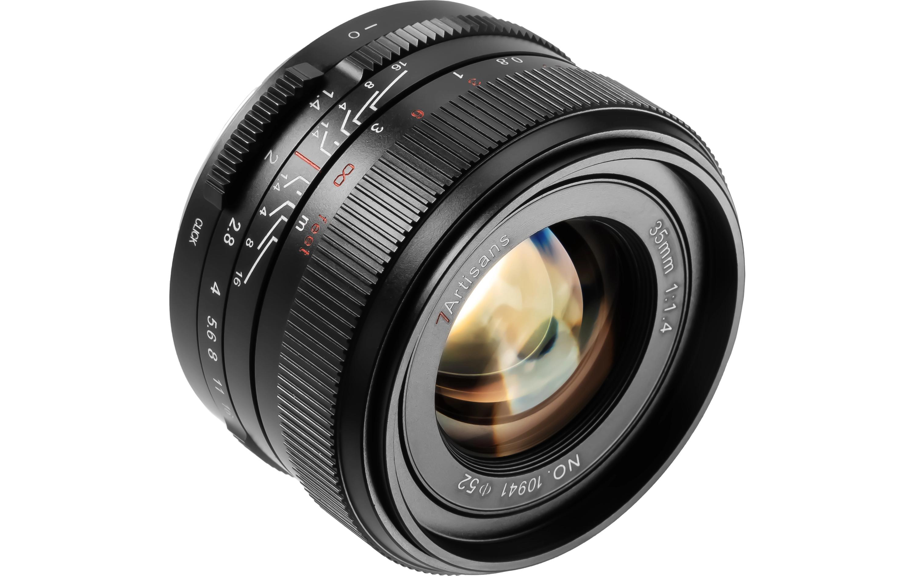 7Artisans Festbrennweite 35mm F/1.4 Mark III FF Schwarz – Nikon Z
