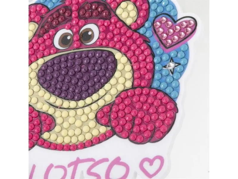 CRAFT Buddy Lotso, Crystal Art Rucksack Anhänger CRAFT Buddy Lotso, Crystal Art Rucksack Anhänger