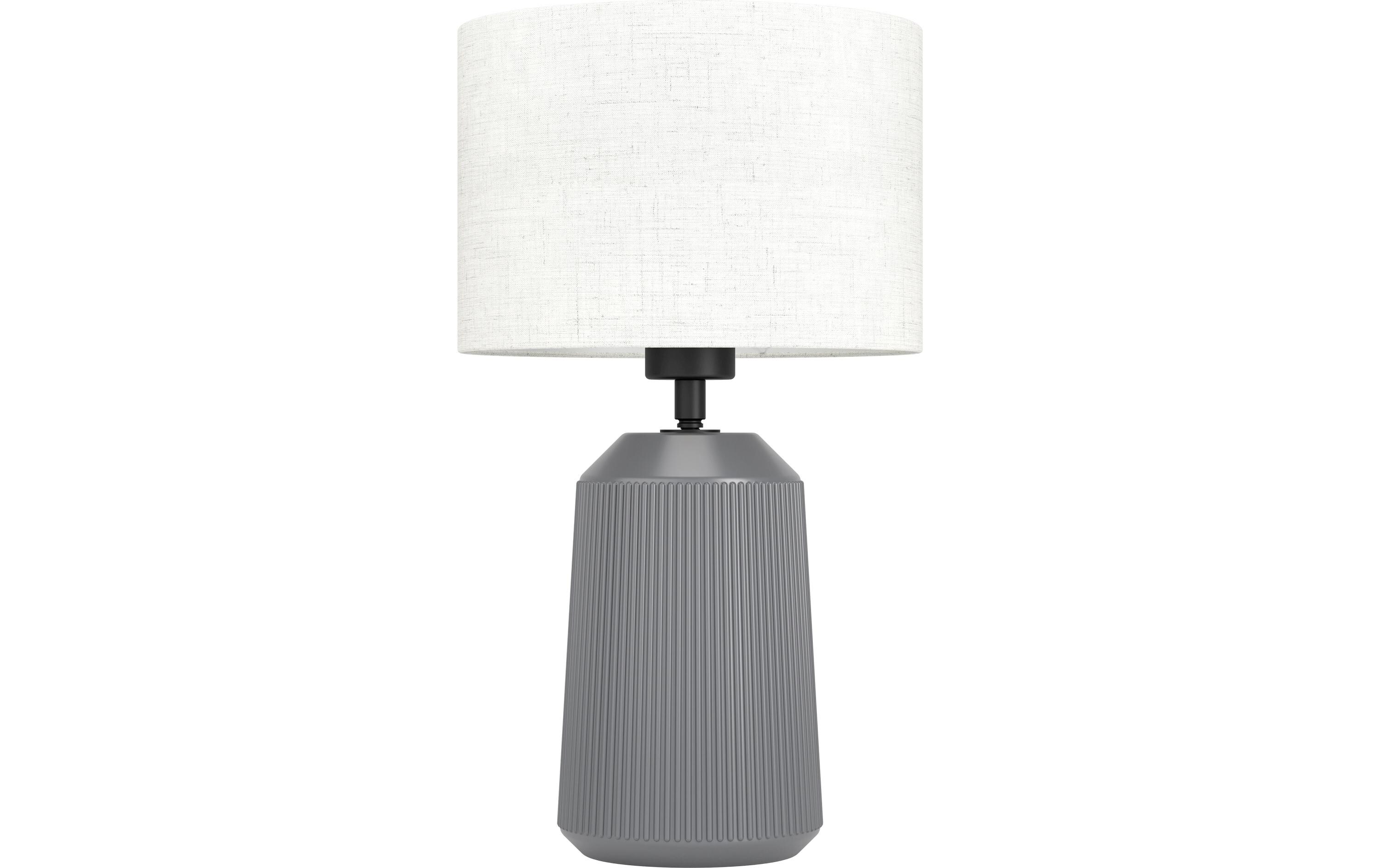 EGLO Leuchten Tischleuchte CAPALBIO grau exkl. E27 1x40W