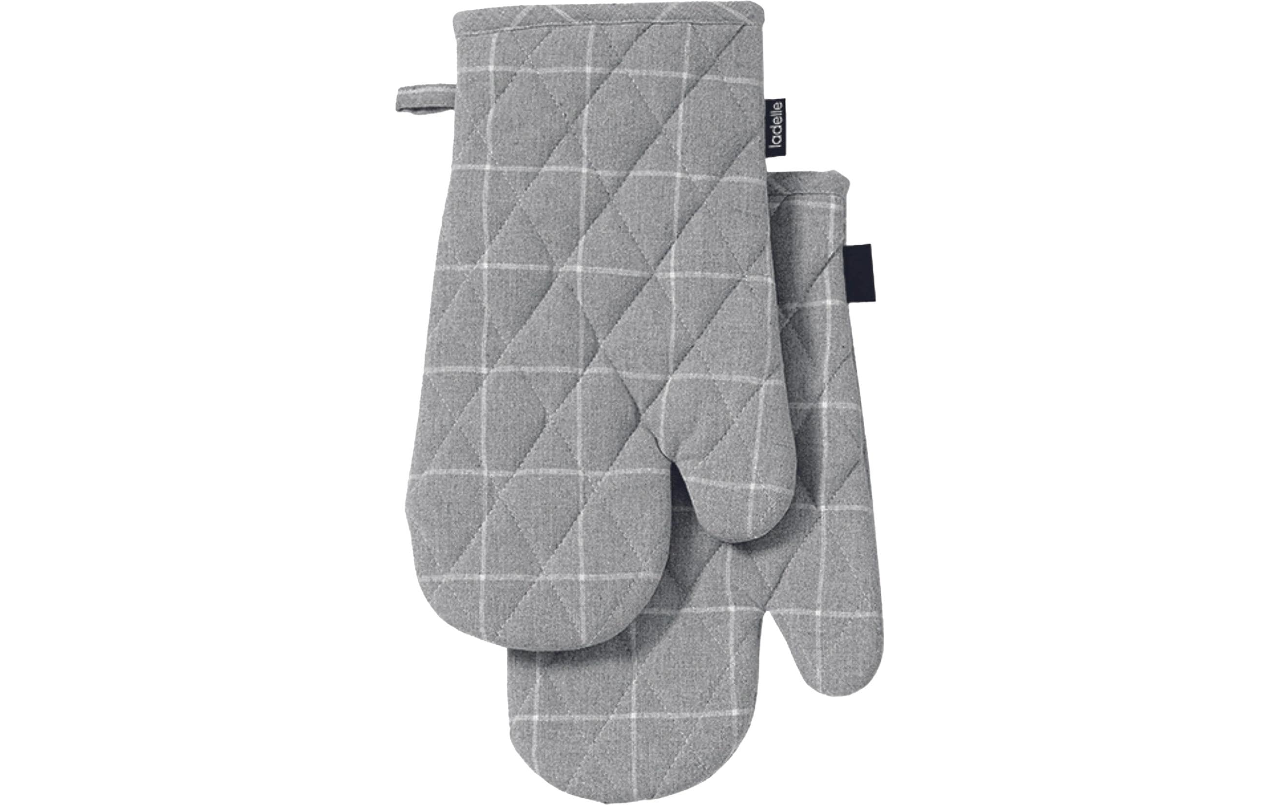 Ladelle Ofenhandschuh Eco Check 2 Stück, Grau Ladelle Ofenhandschuh Eco Check 2 Stück, Grau