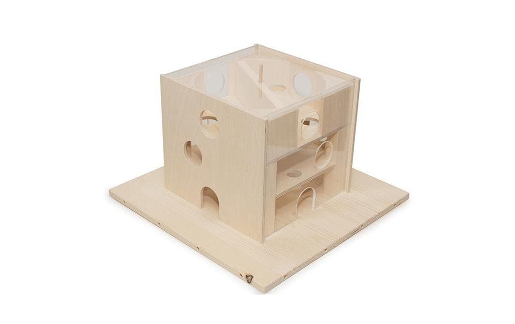 Hundespiele.ch Katzen-Strategiespiel Katzenfummelhaus aus Holz Hundespiele.ch Katzen-Strategiespiel Katzenfummelhaus aus Holz