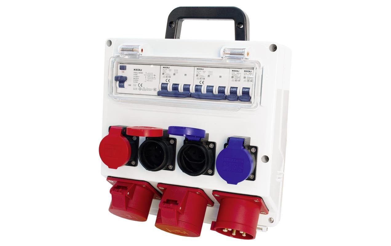 STEFFEN Baustromverteiler CEE32/5 32 A IP55 FI STEFFEN Baustromverteiler CEE32/5 32 A IP55 FI