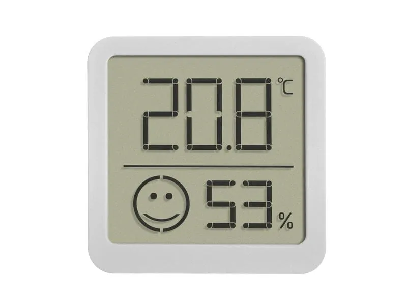 TFA Dostmann Thermo-/Hygrometer Digital, Weiss TFA Dostmann Thermo-/Hygrometer Digital, Weiss