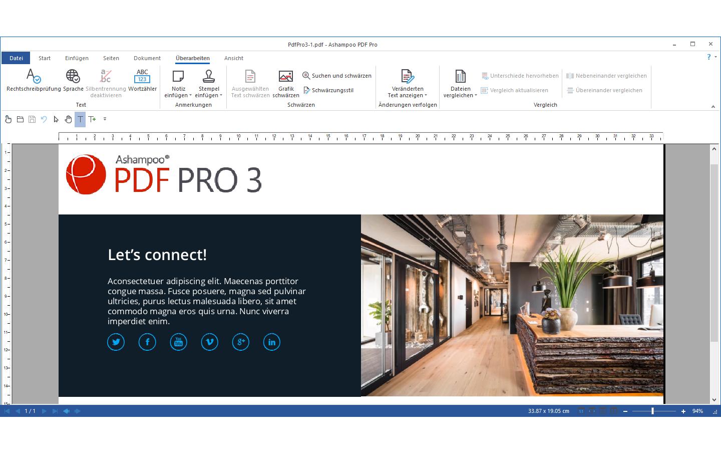 Ashampoo PDF Pro 3 ESD, Vollversion, 1 PC