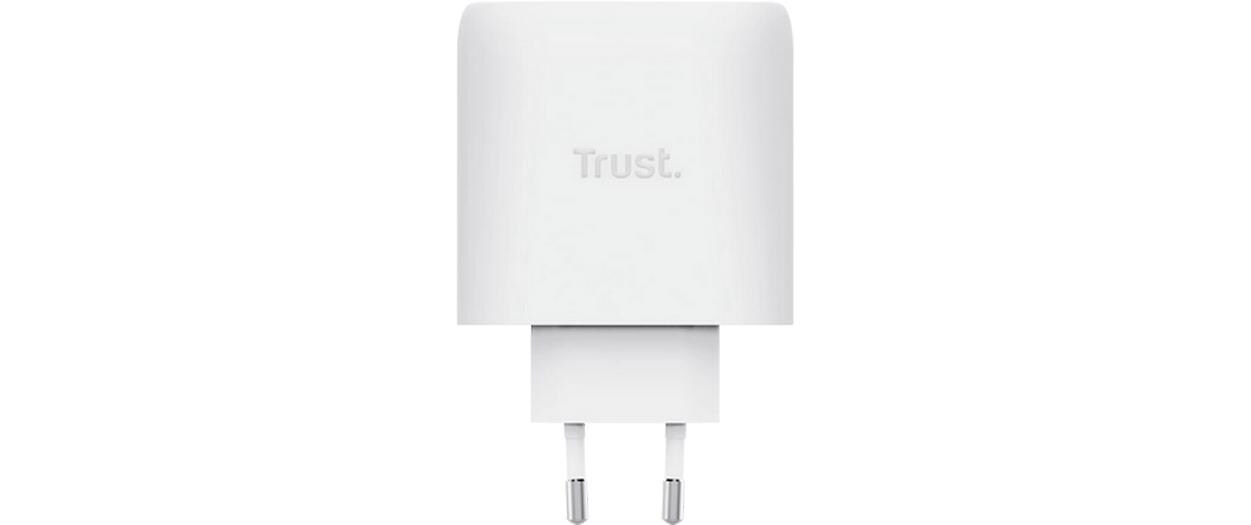 Trust USB-Wandladegerät Maxo USB-C-GaN 65 W Weiss