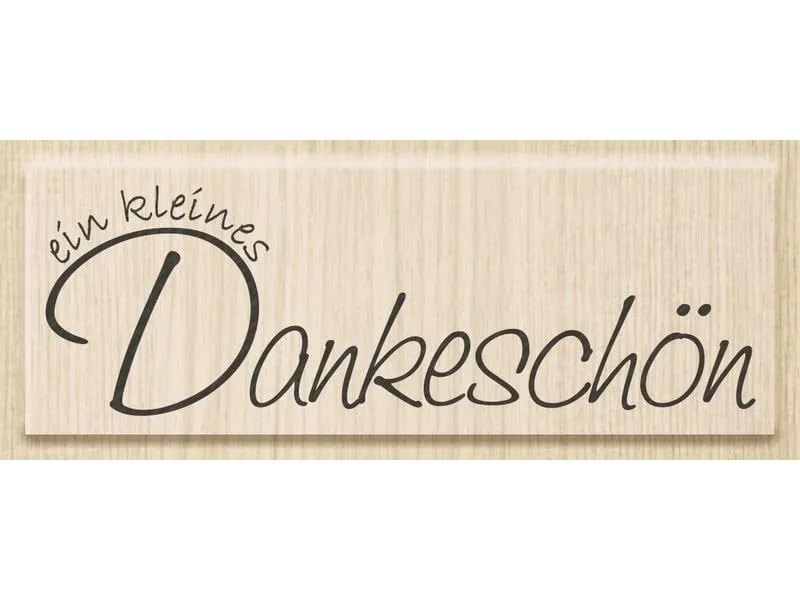 Heyda Stempel Kleines Dankeschön Hellbraun Heyda Stempel Kleines Dankeschön Hellbraun