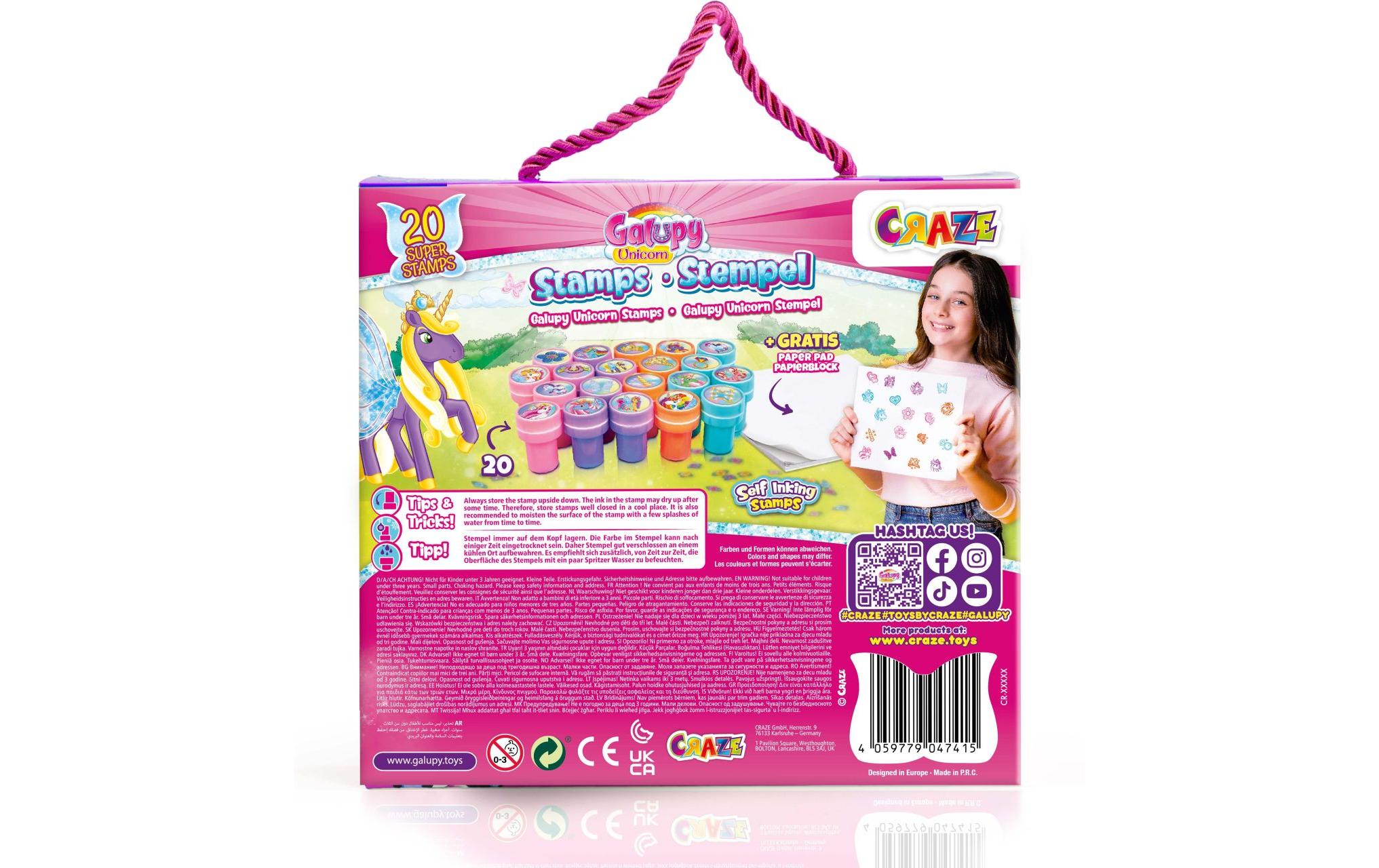 Craze Stempel Galupy Unicorn