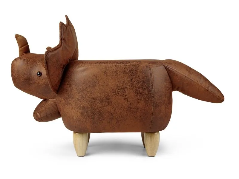 zoosy Kinderhocker Dino Bolle Braun