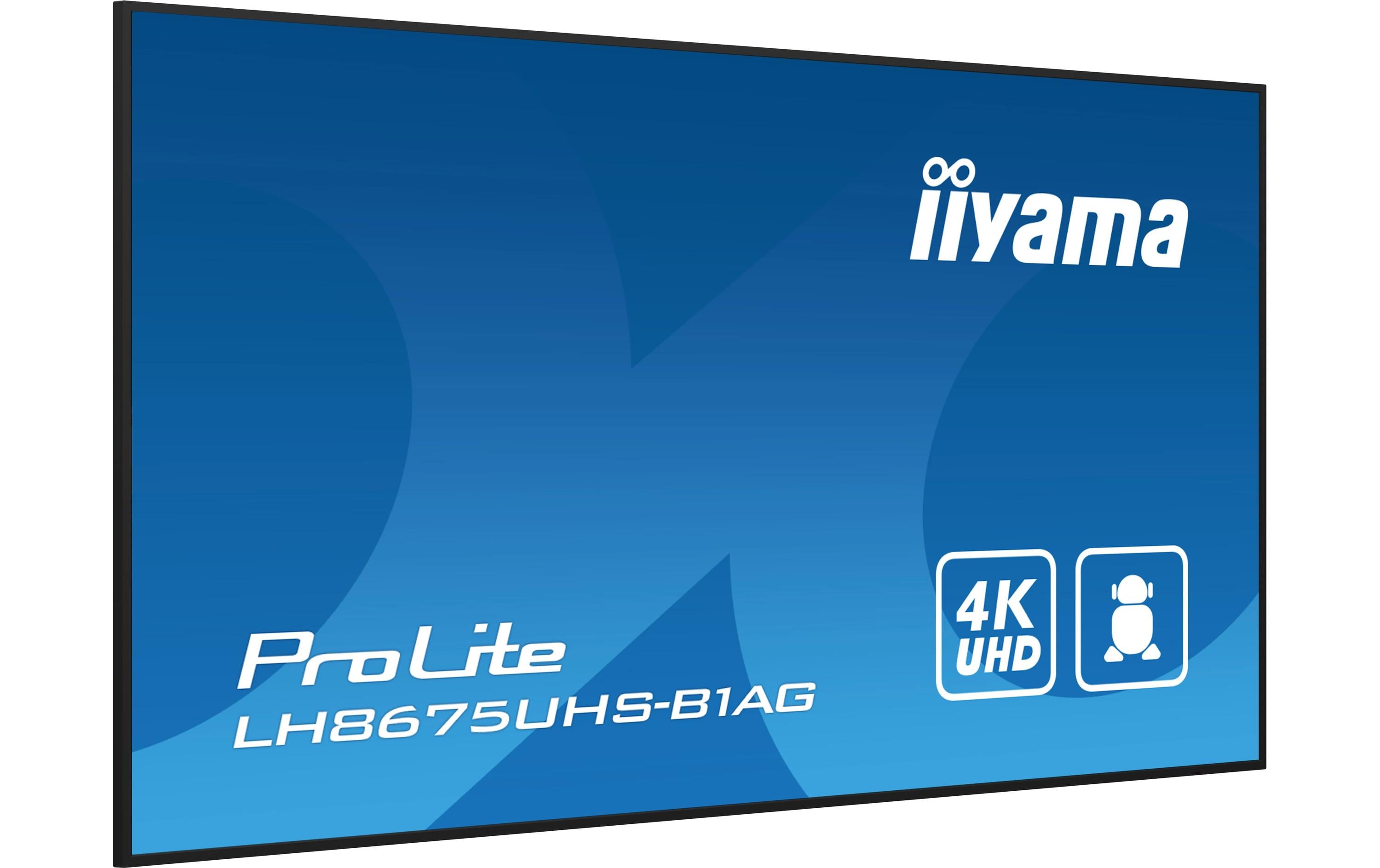 iiyama Public Display ProLite LH8675UHS-B1AG 85.6
