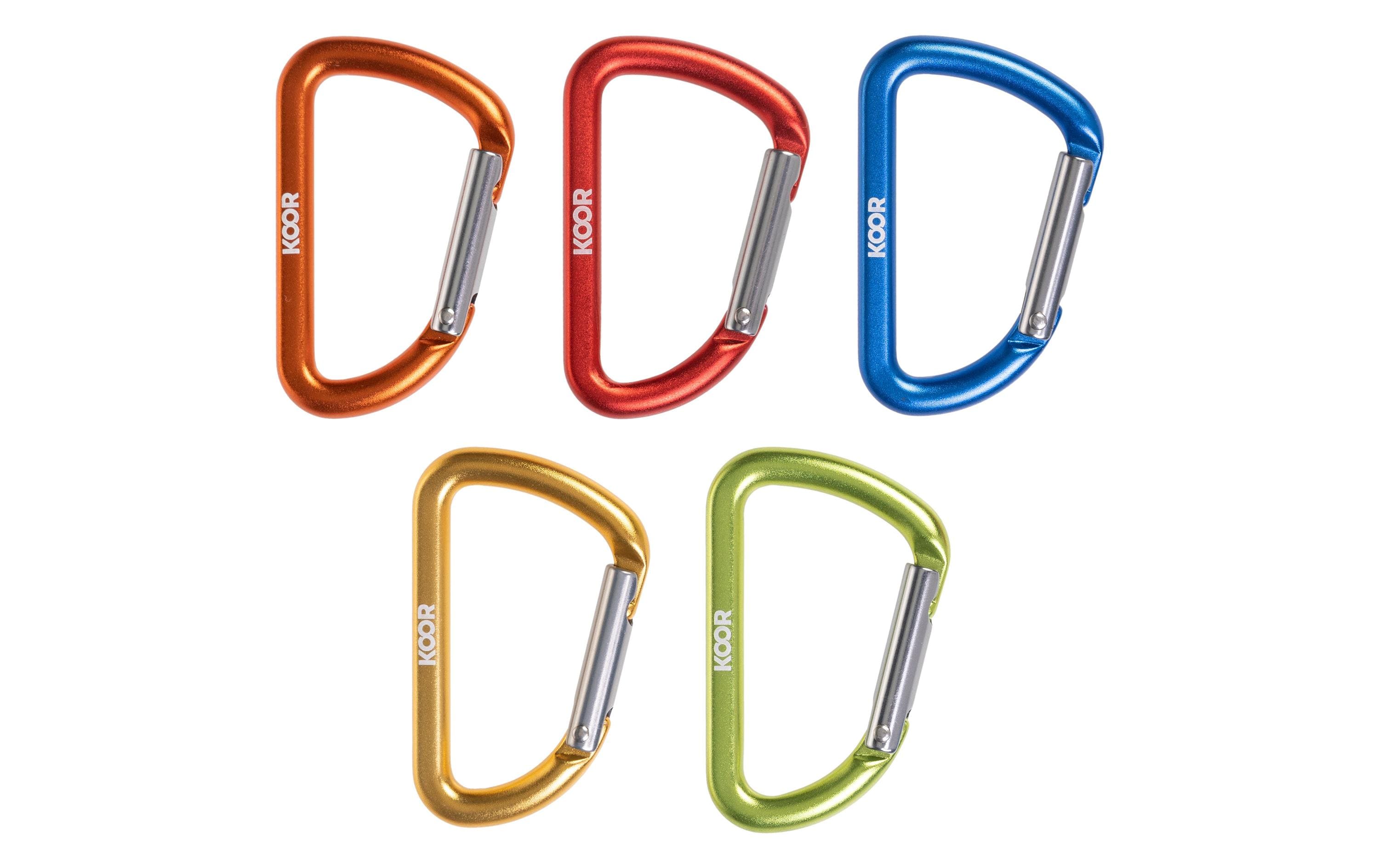 KOOR Karabinerhaken Scatto, Mehrfarbig, 5 Stück KOOR Karabinerhaken Scatto, Mehrfarbig, 5 Stück