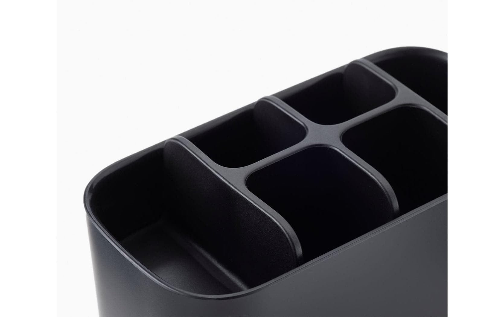 Joseph Joseph Zahnputzbecher EasyStore Gross, Mattschwarz