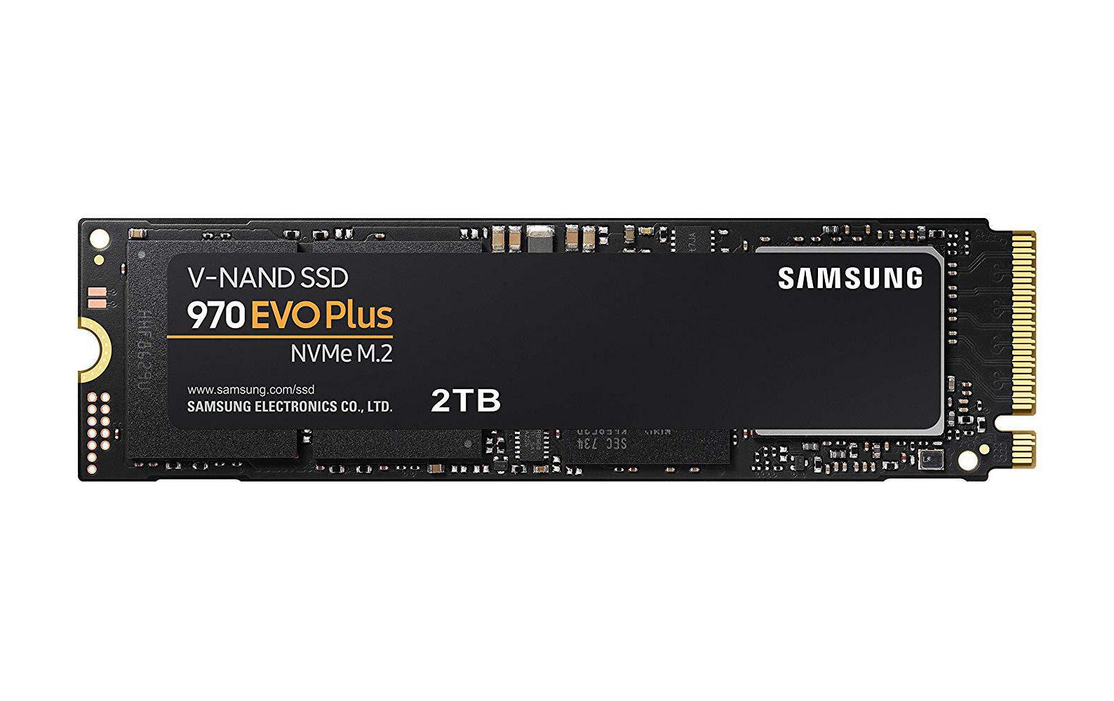 Samsung SSD 970 EVO Plus NVMe M.2 2280 2 TB Samsung SSD 970 EVO Plus NVMe M.2 2280 2 TB