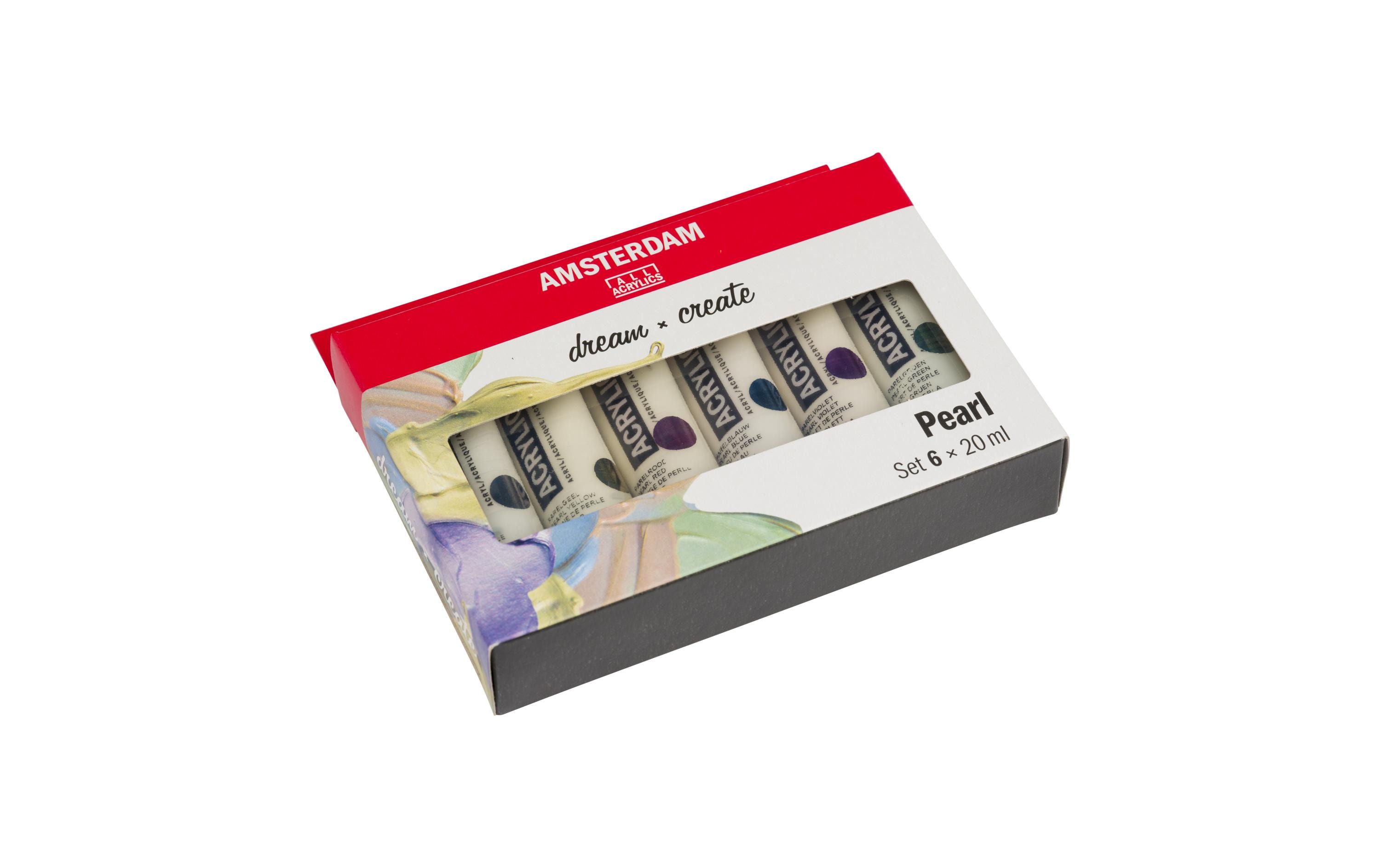 Amsterdam Acrylfarbe Pearl 6 Tuben à 20 ml Amsterdam Acrylfarbe Pearl 6 Tuben à 20 ml