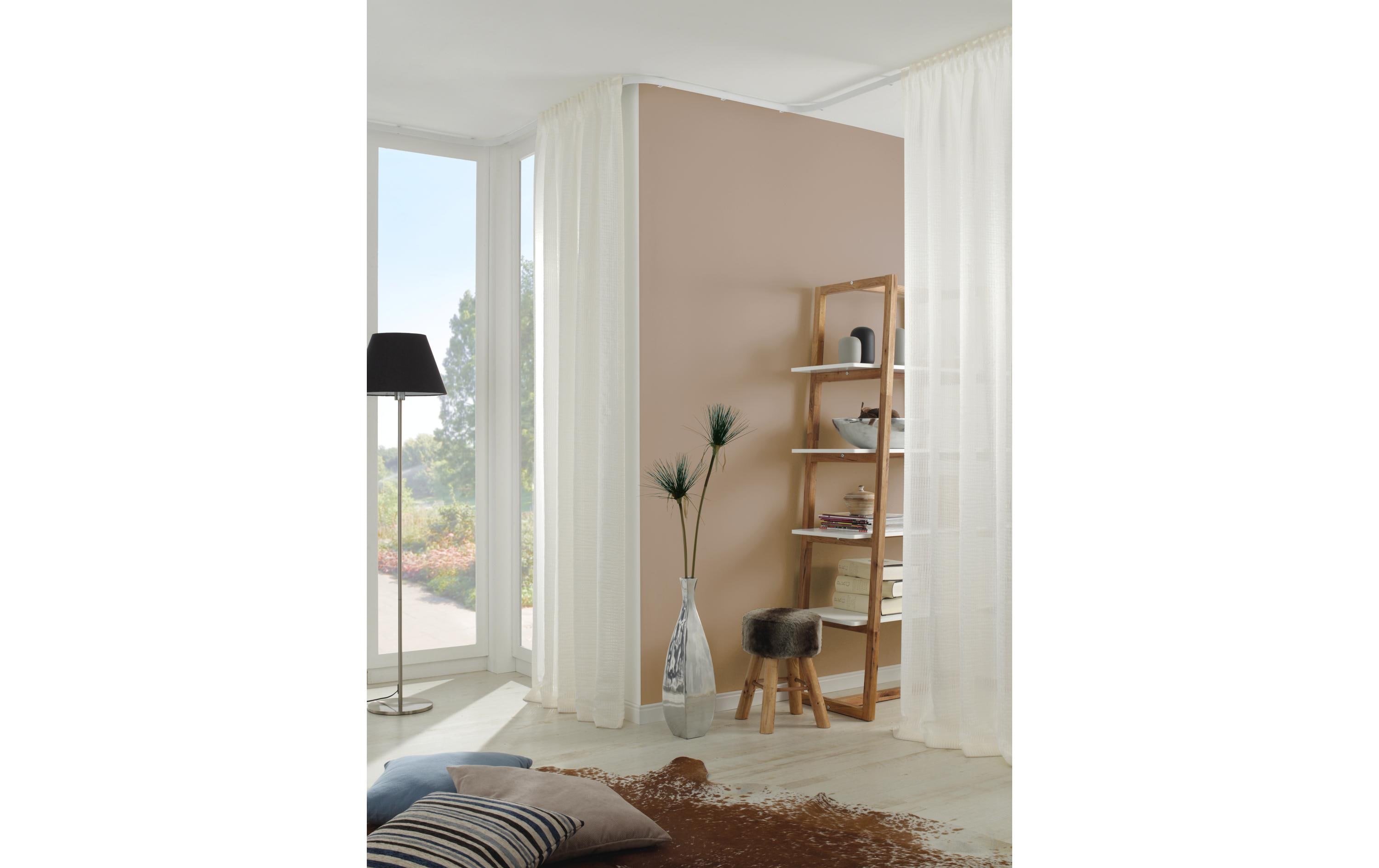 Gardinia Vorhangschiene Flexline, 350 cm, kürzbar Weiss