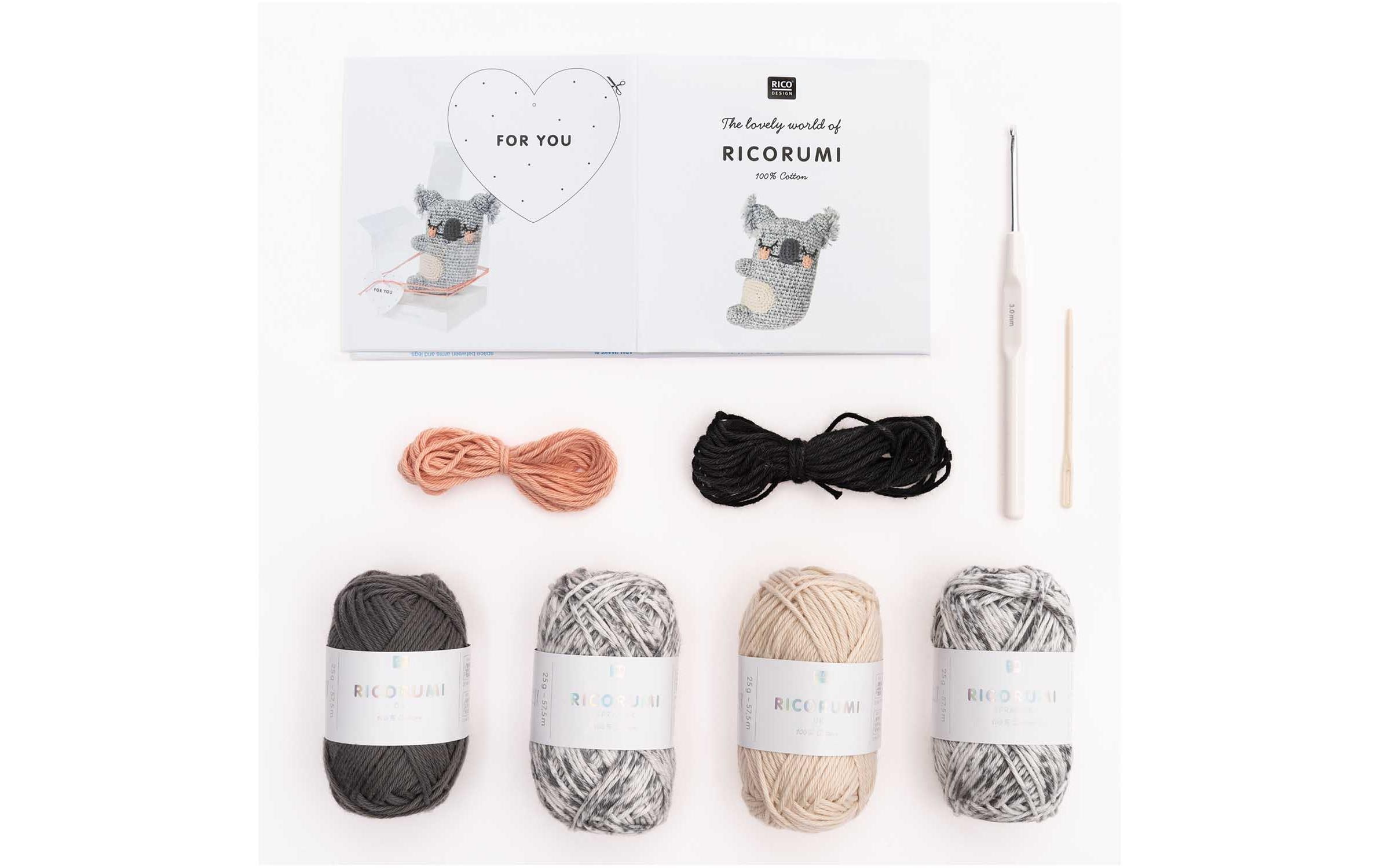 Rico Design Häkelset Creative Ricorumi Koala Rico Design Häkelset Creative Ricorumi Koala