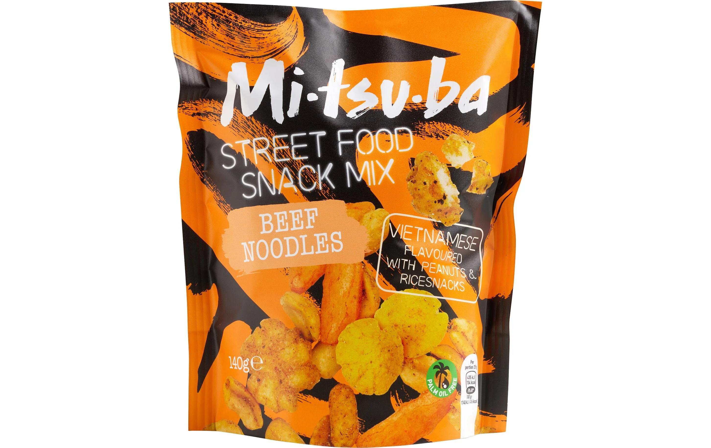 Mitsuba Street Food Mix Beef Noodles 140 g Mitsuba Street Food Mix Beef Noodles 140 g
