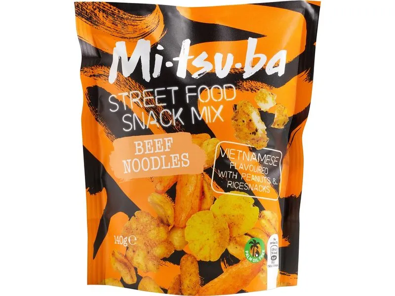 Mitsuba Street Food Mix Beef Noodles 140 g Mitsuba Street Food Mix Beef Noodles 140 g