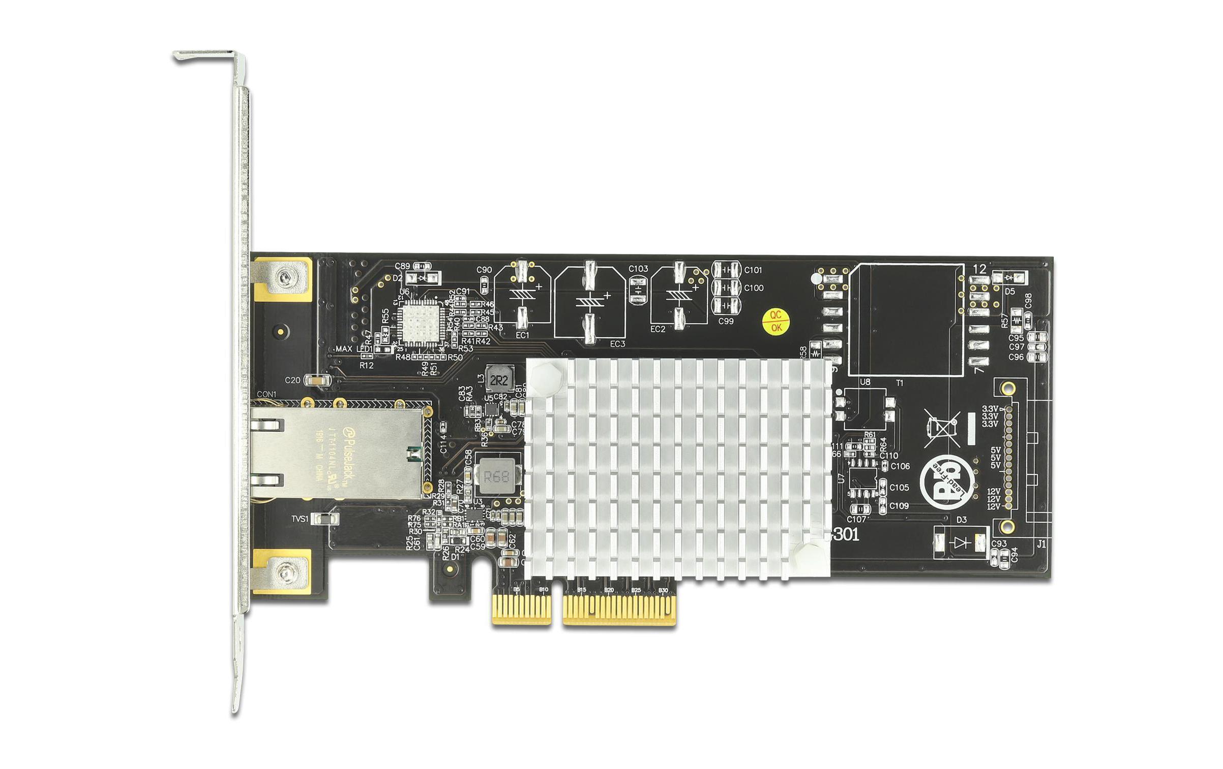 Delock Netzwerkkarte 1x R45, 10Gbps PCI-Express x4